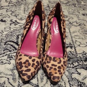 Scoop Leopard Print Women's Heels
